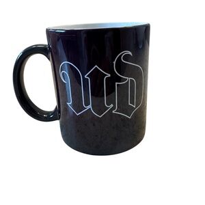 New Urban Decay promotional item coffee tea mug that says Make-up That Stays UP
